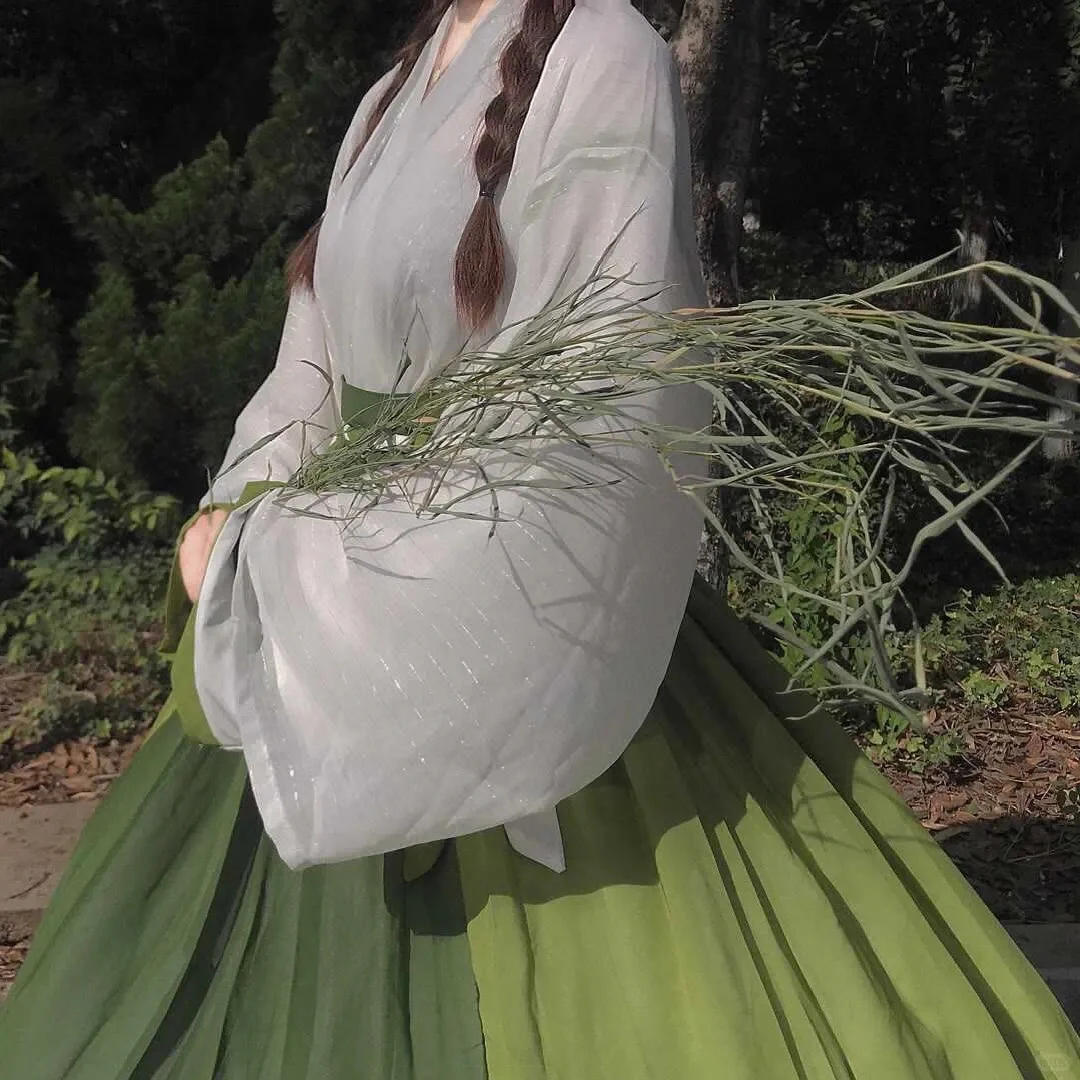 ins风真人古装汉服部位女头🏮🪭