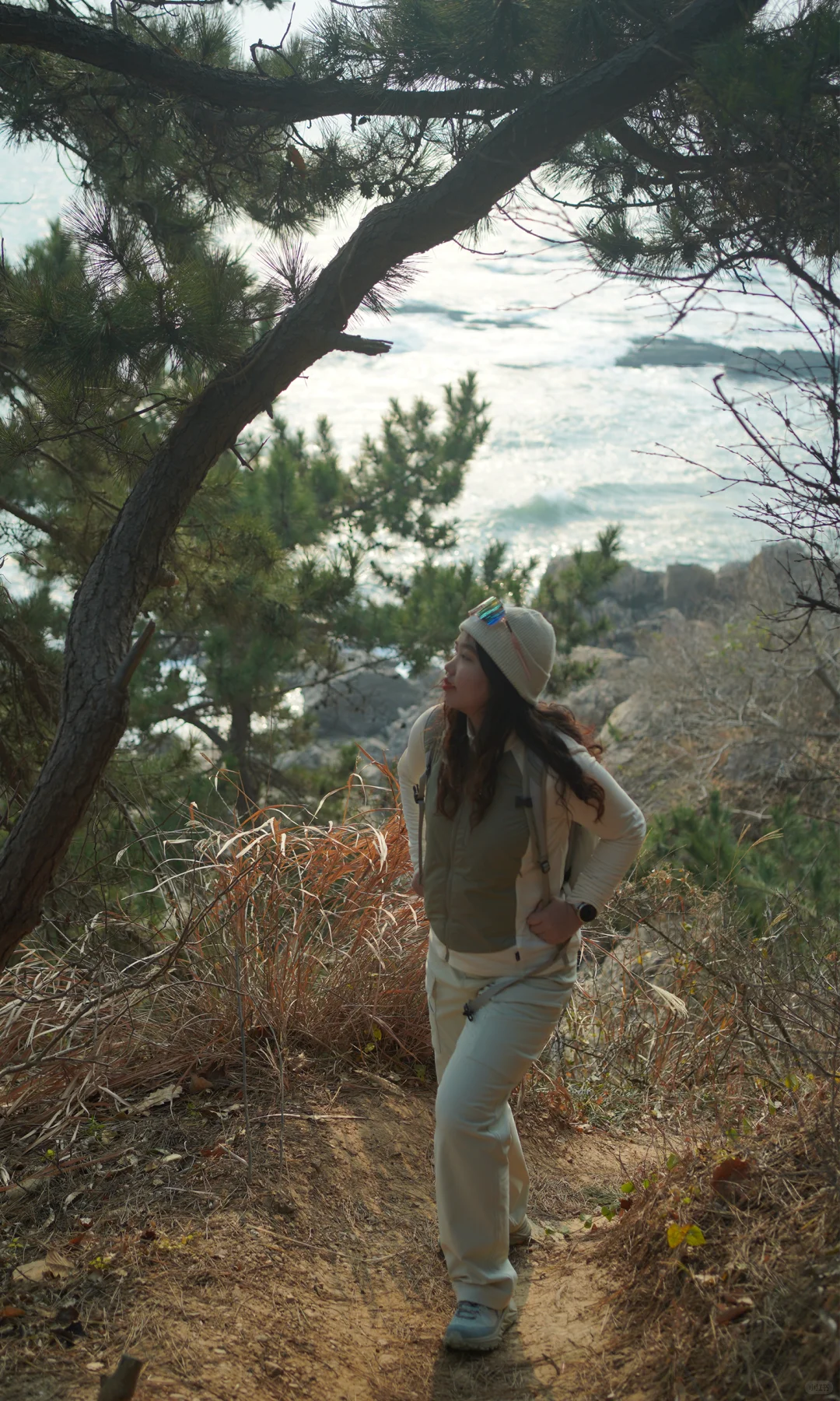 【初冬大连海边徒步穿搭】0°-10°C保暖不臃肿！