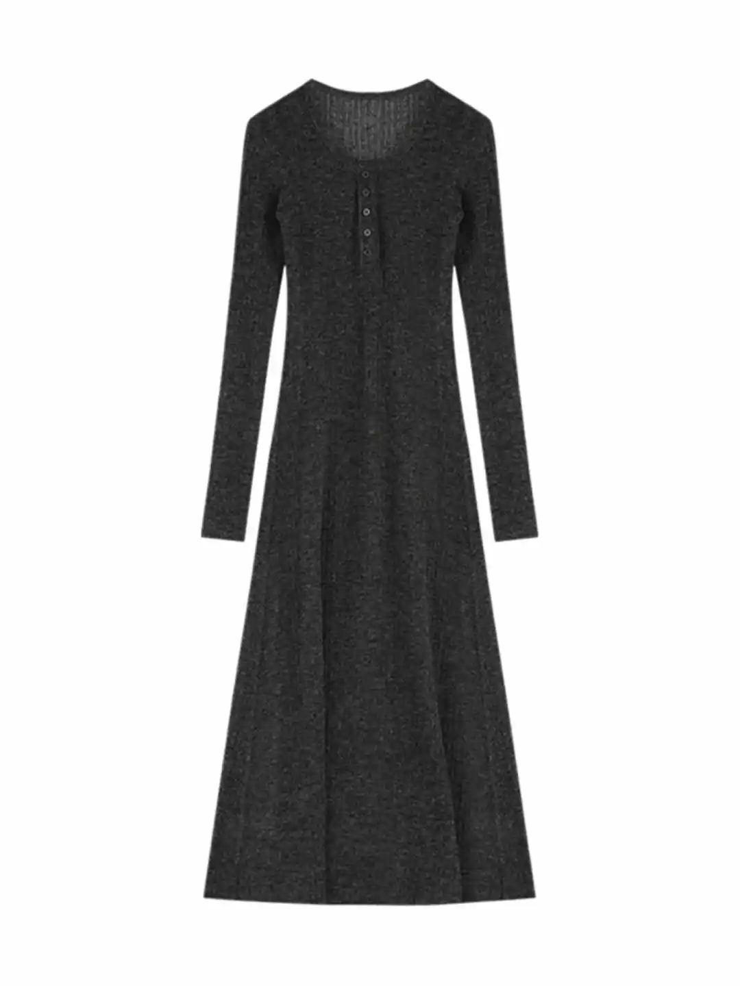 🖤法式灰针织裙，早秋御姐风穿搭太绝了