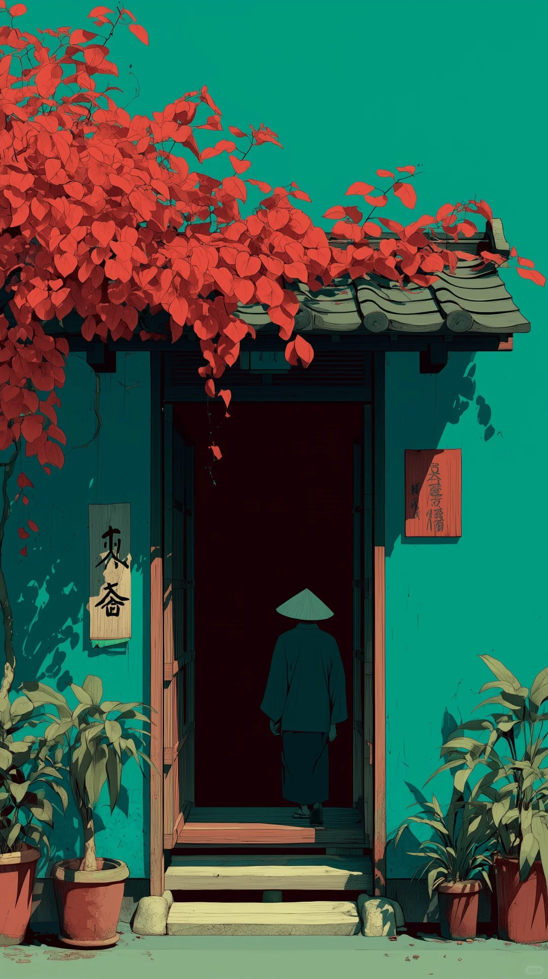 ✨日式美学的治愈瞬间：画作分享