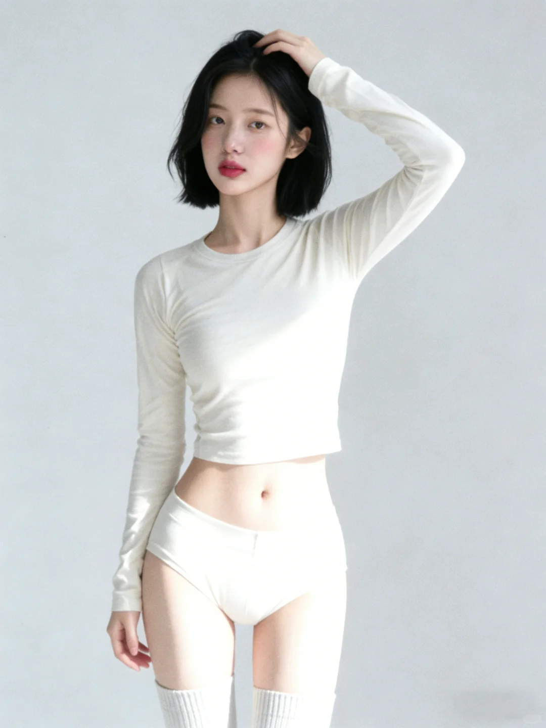 郑州韩系写真｜用极简白演绎克制的性感🤍