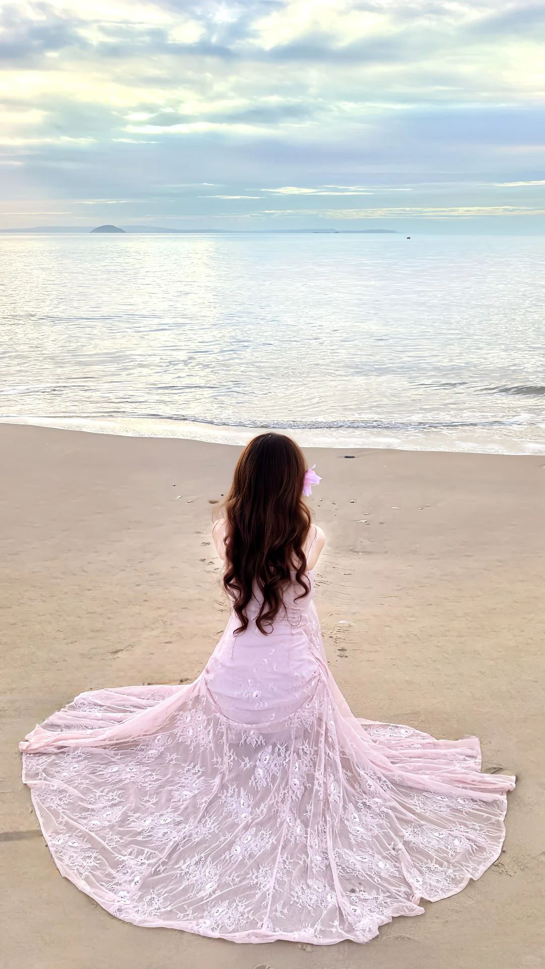 鱼尾裙和海边适配度好高！