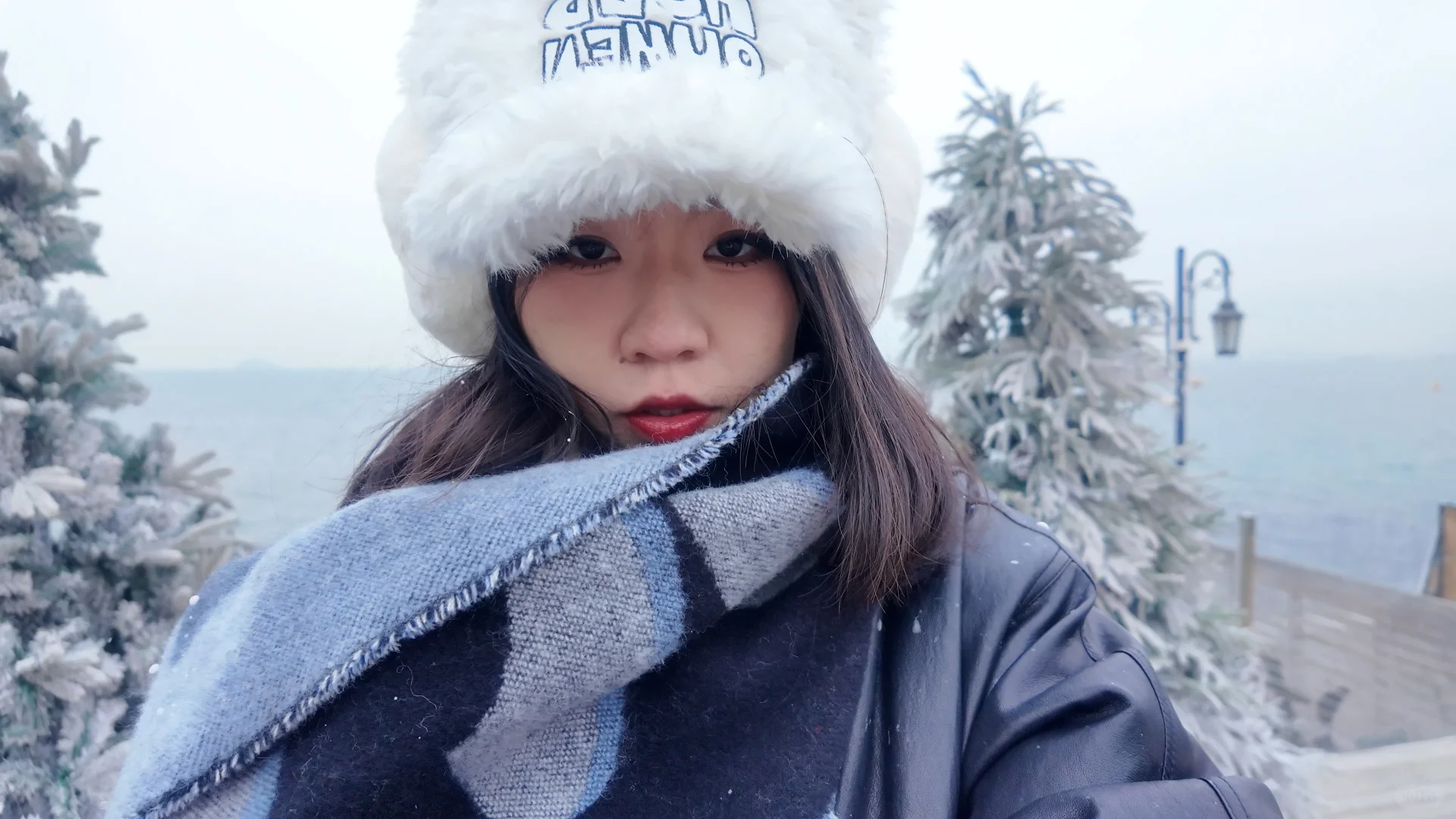 拥有了一组海边冬日写真