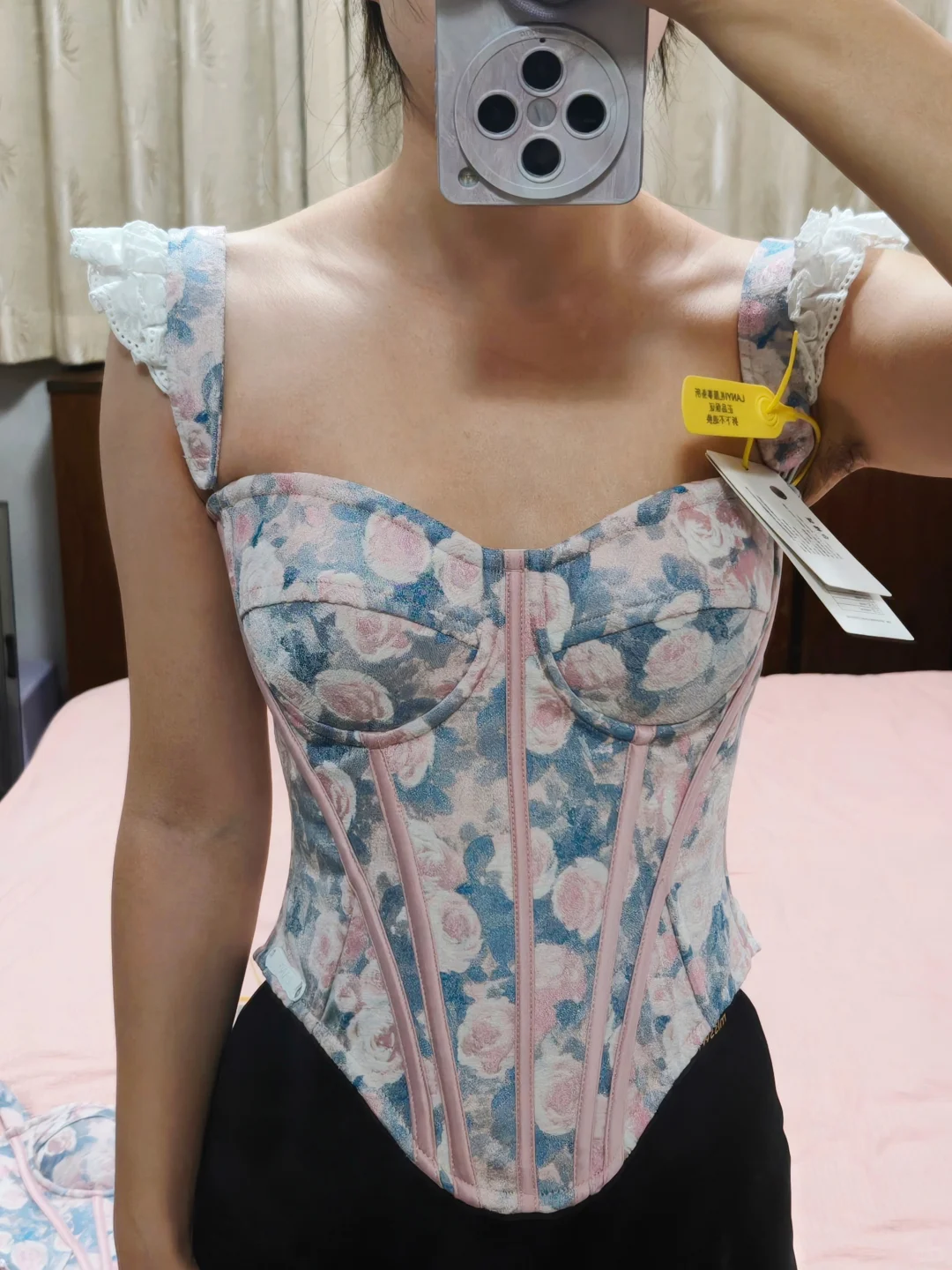 B杯 腰围卡码如何选LANYI的爱丽丝鱼骨胸衣