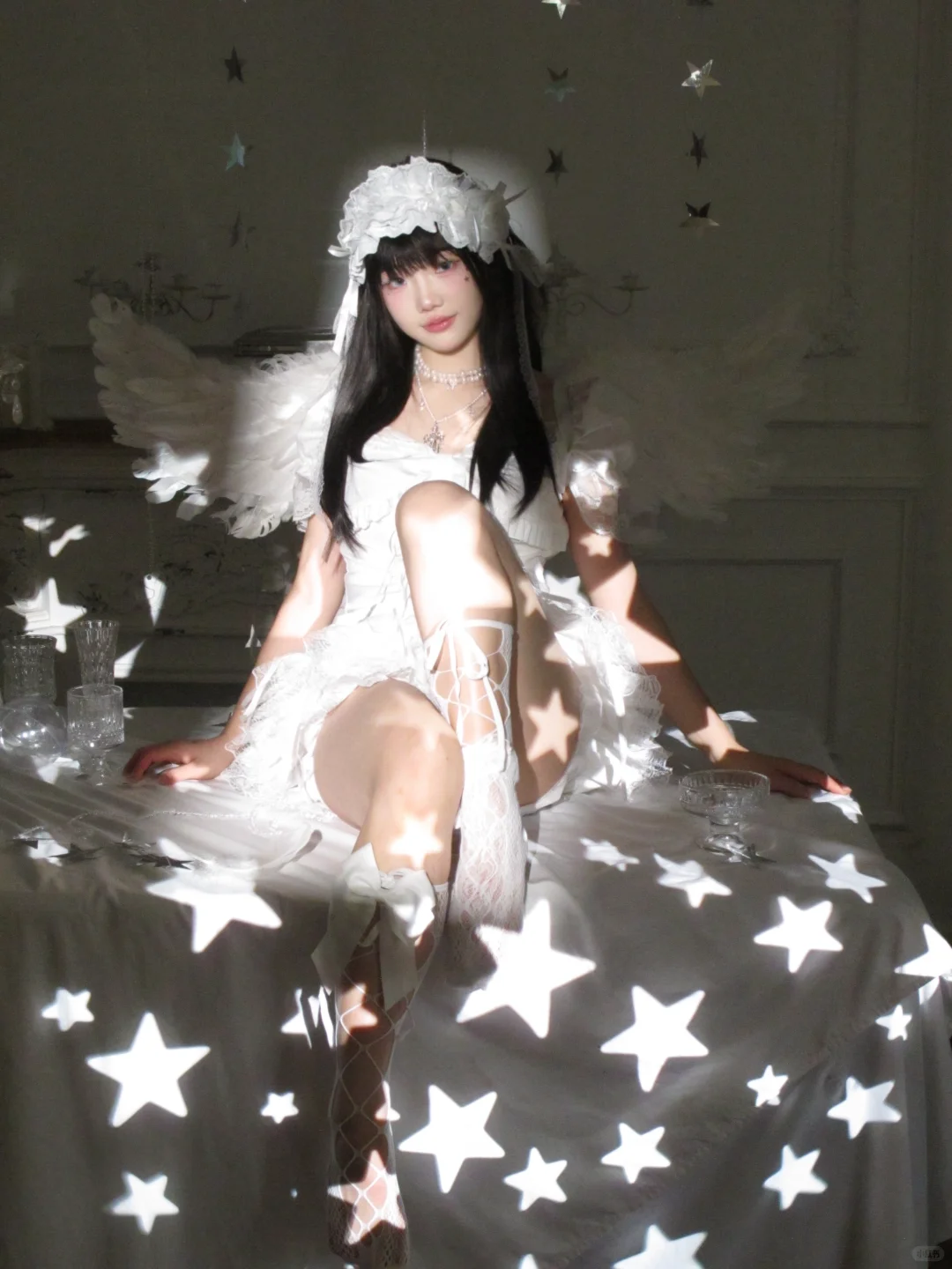 这个天使核太美萌啦！都快去拍姐妹萌😻