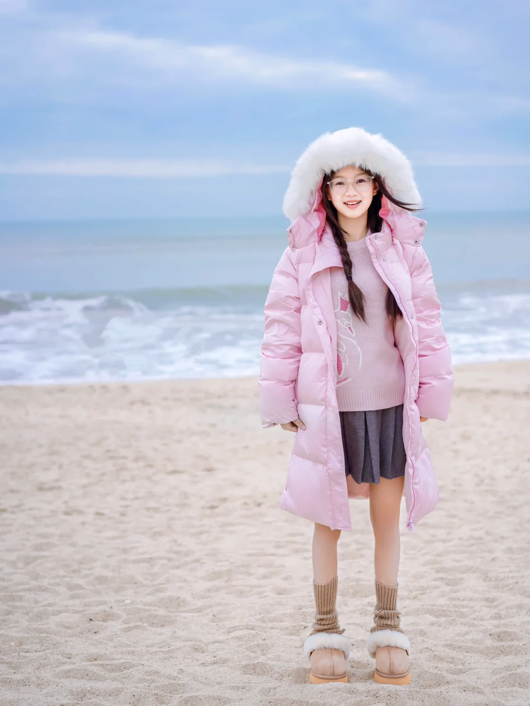 戴眼镜也很可爱的姐姐～