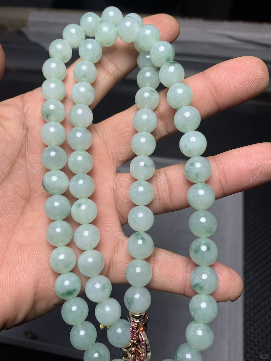 天然缅甸翡翠项链