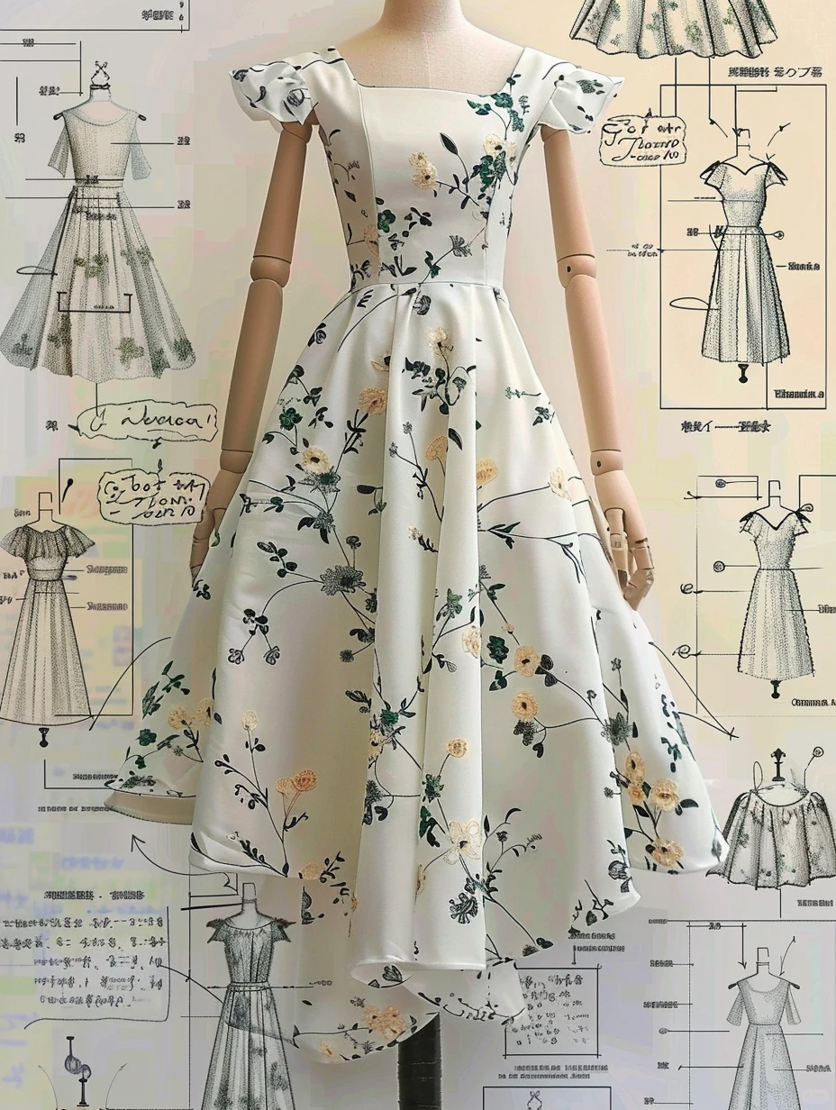 梦中情裙！是法式复古碎花裙