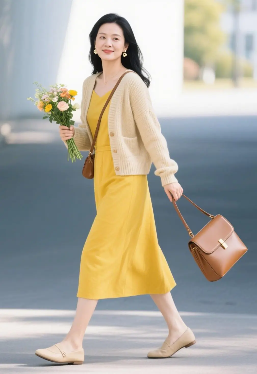 夏季最舒服的配色！40+女性职场穿搭灵感