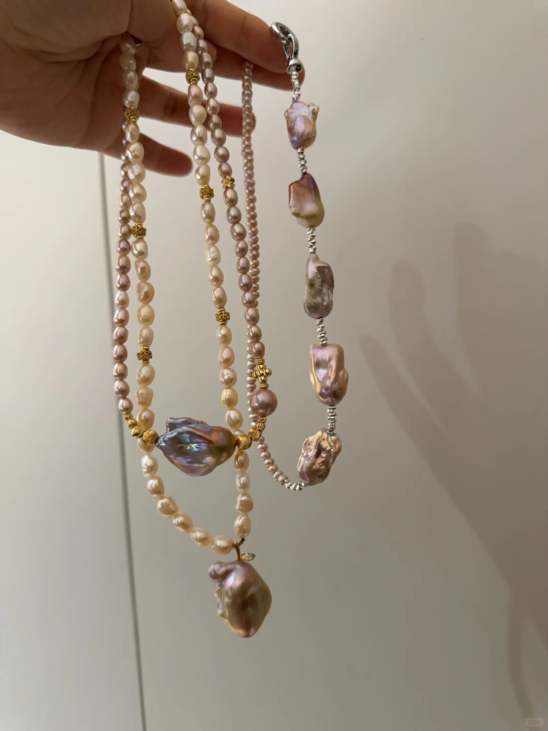 已出闲置全新天然淡水珍珠巴洛克项链