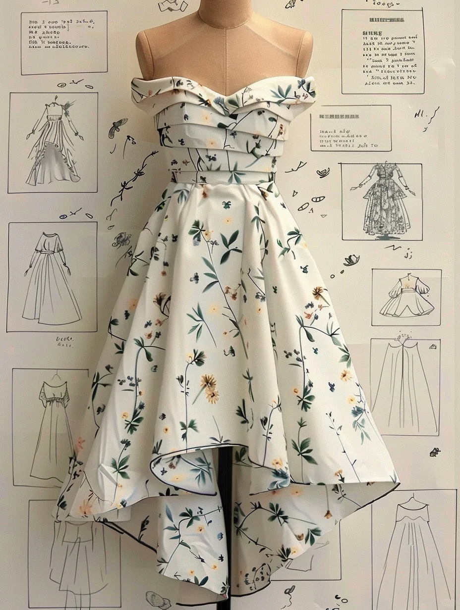 梦中情裙！是法式复古碎花裙