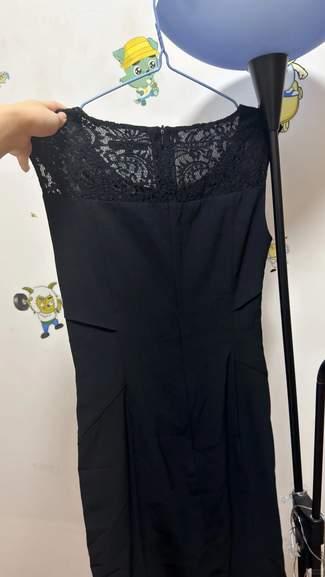 古早黑色蕾丝包臀裙 个人闲置