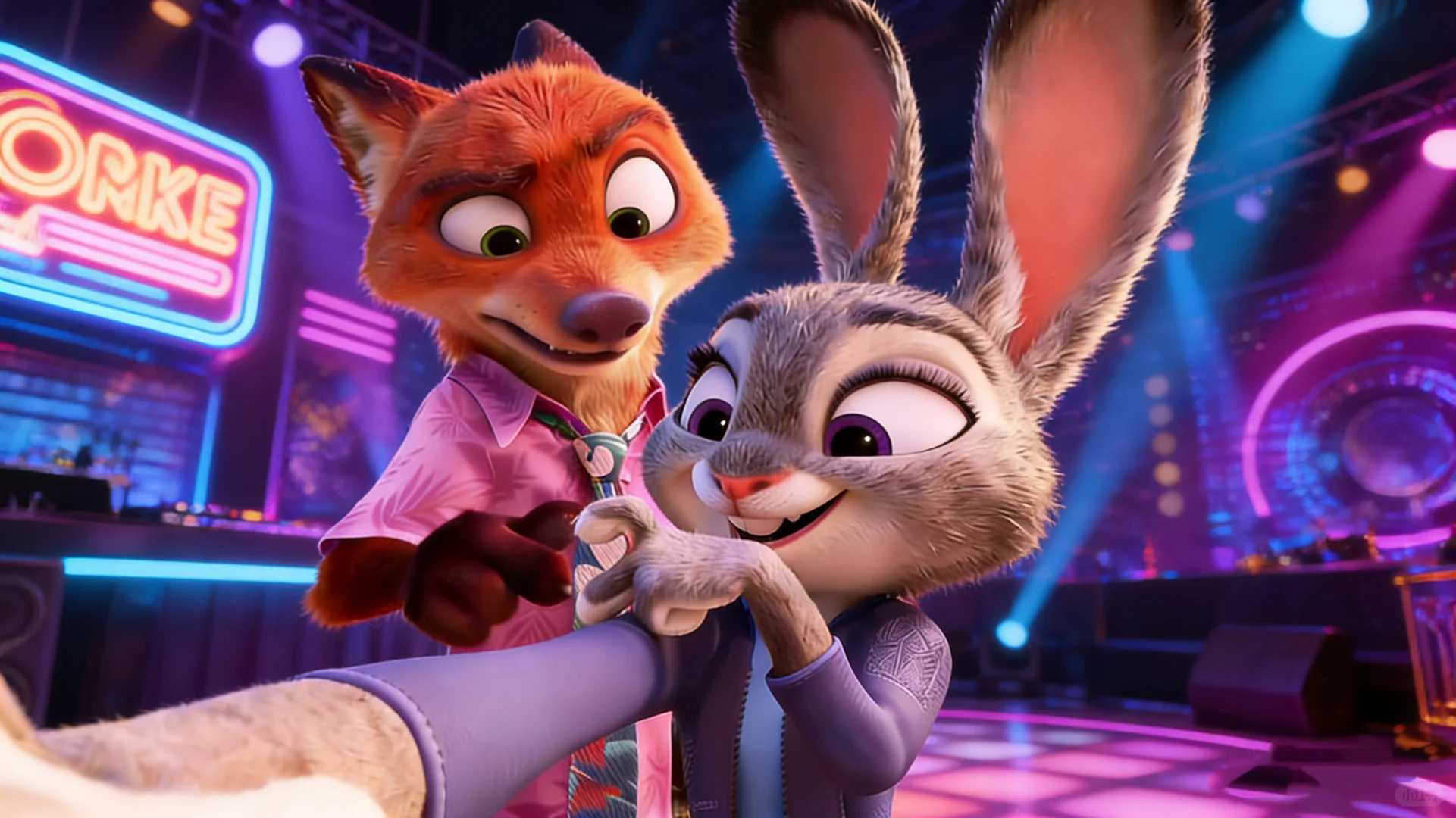 iPad壁纸|朱迪🐰の尼克🦊