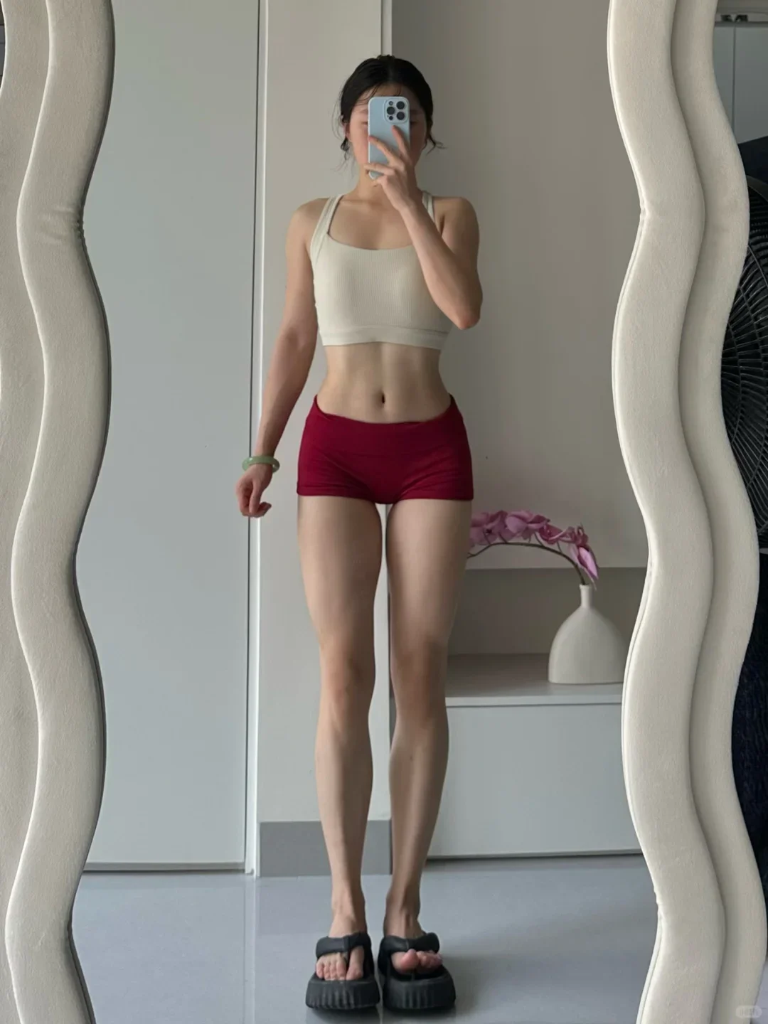 155 50kg｜一周六练+提代谢，live图身材绝了