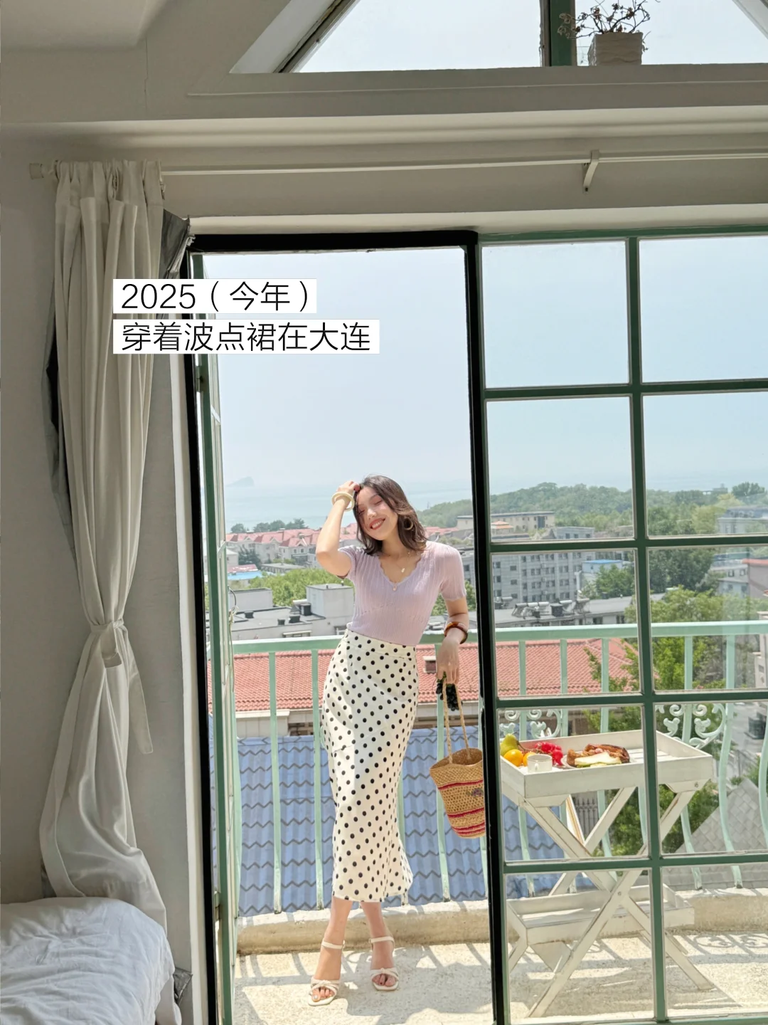 ❤️穿了7年的法式波点裙