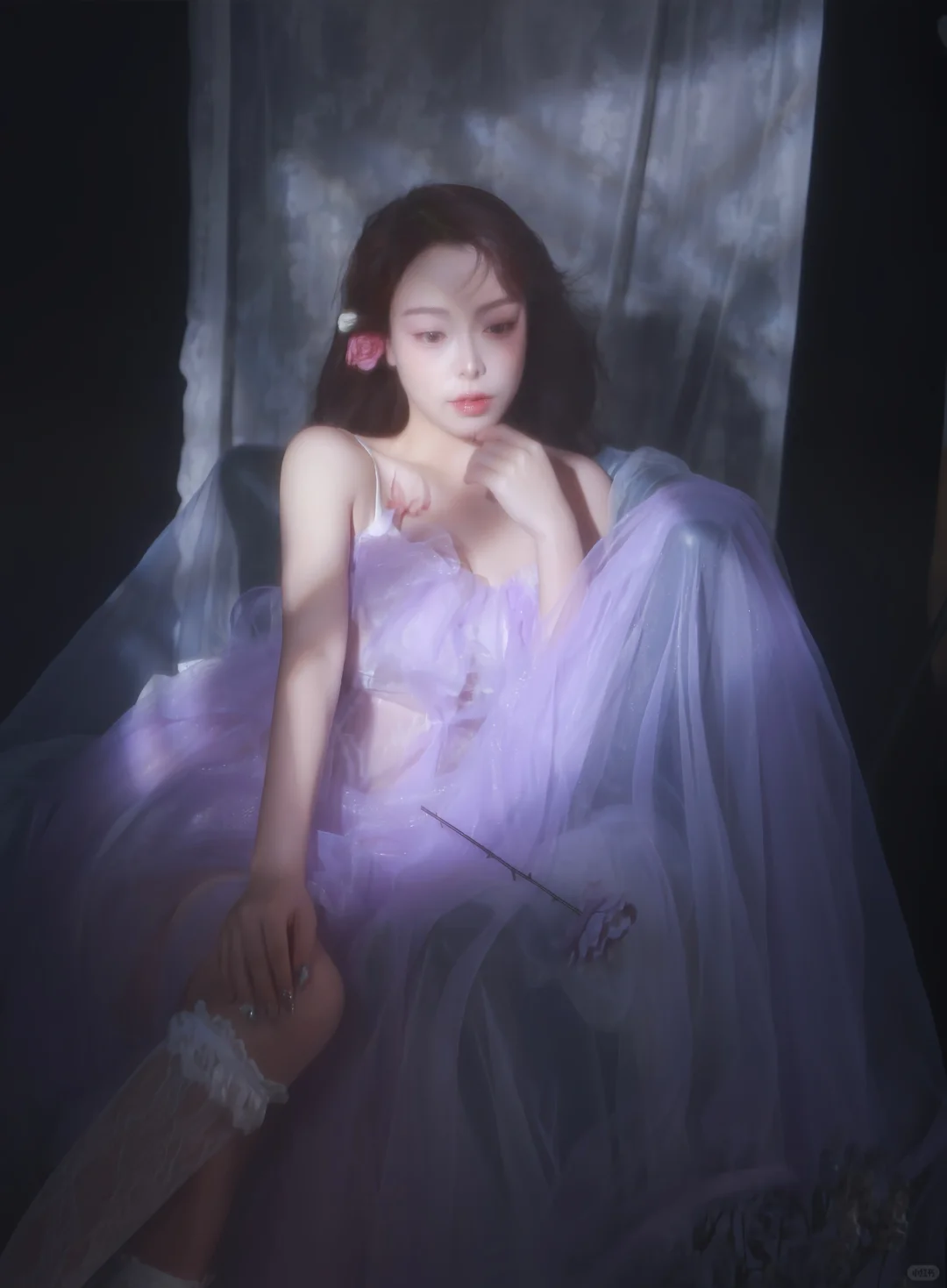 姐妹们，这组片子不算太露吧，求过