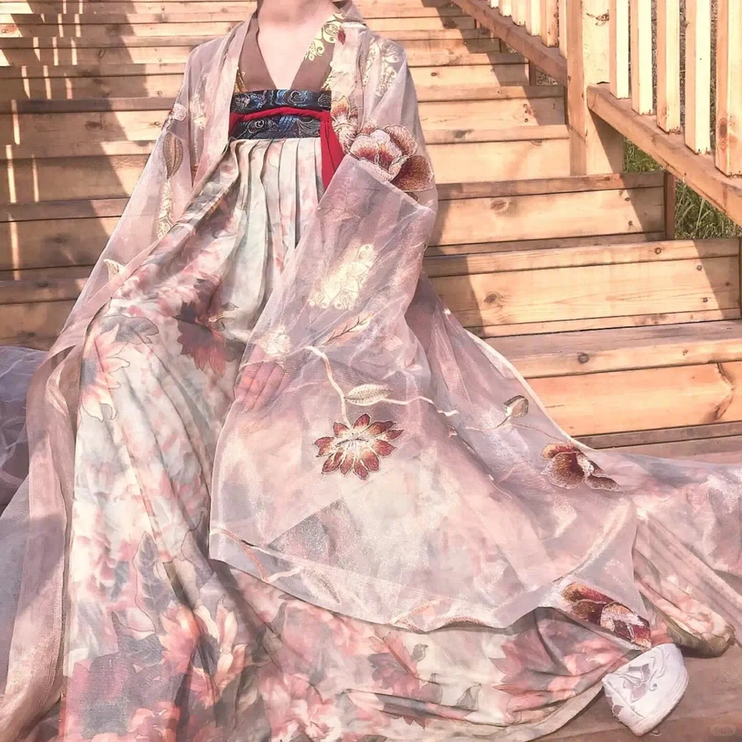 ins风真人古装汉服部位女头🏮🪭