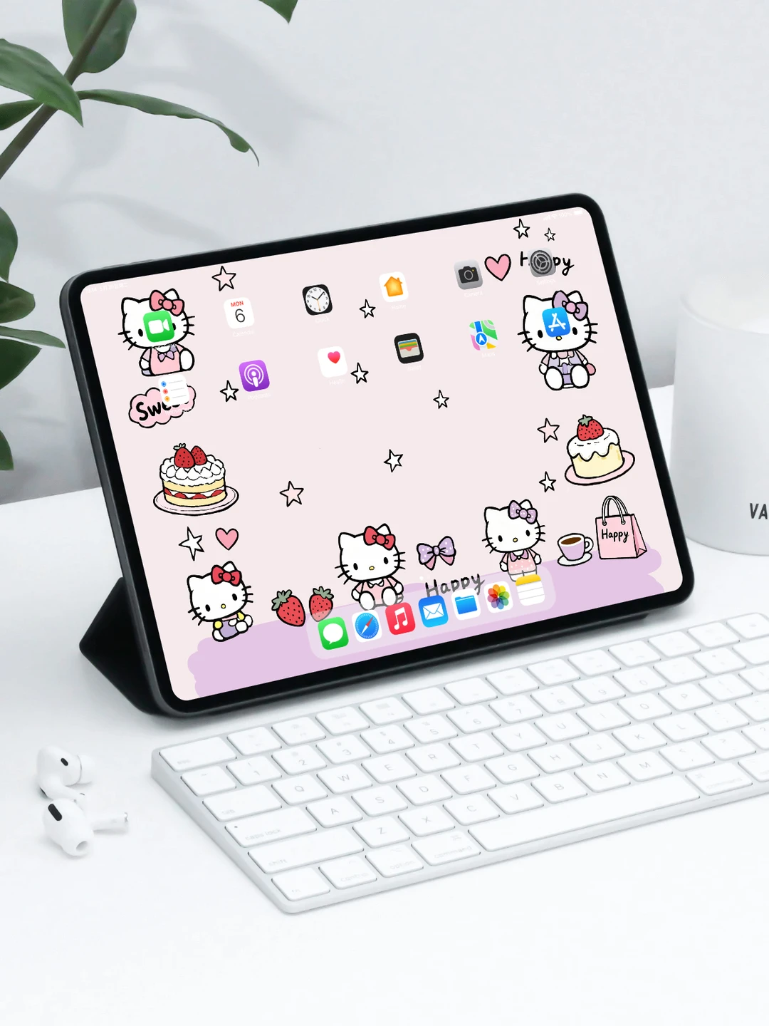 12 - HelloKitty高清可爱平板壁纸