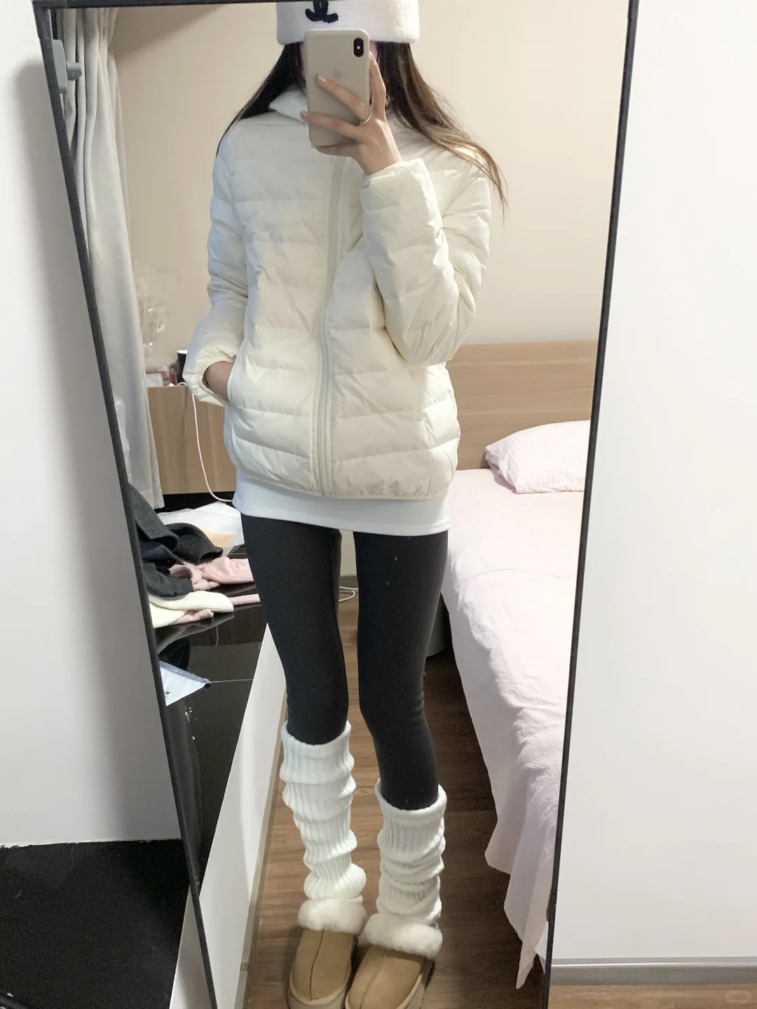 买到了超满意的排骨羽绒服！！！