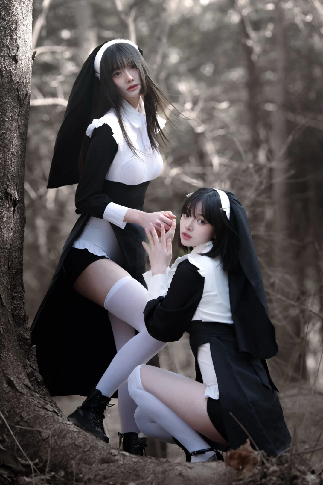 修女与白丝的双人双倍快乐