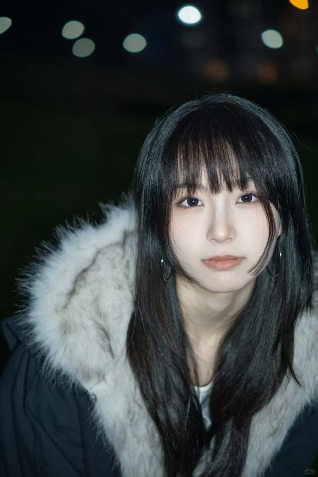 我的客妹笑起来好美