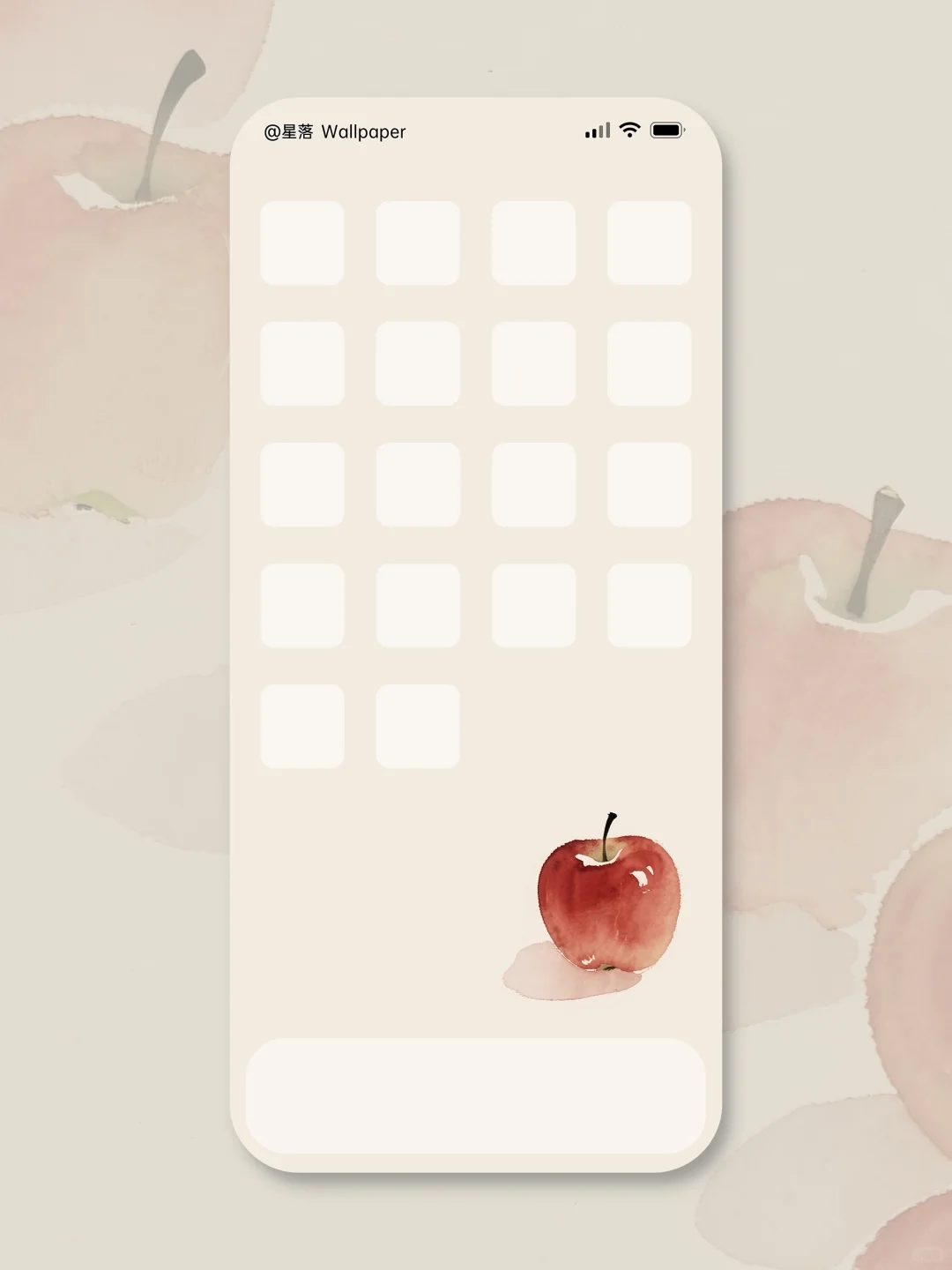 🍎 苹果壁纸｜排排队吃果果