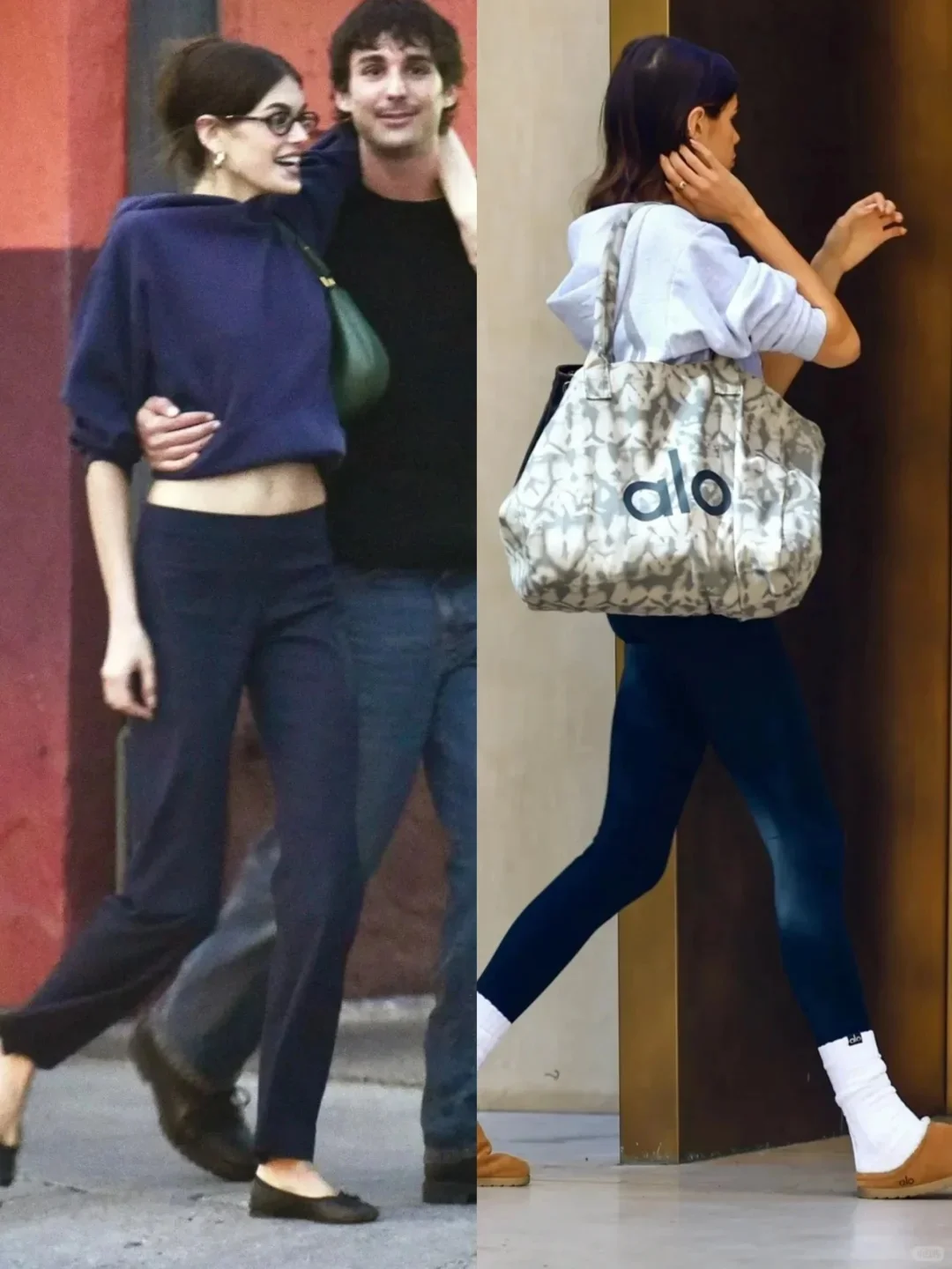 Kaia日常出街私服｜这长腿和肌肉线条太绝了！