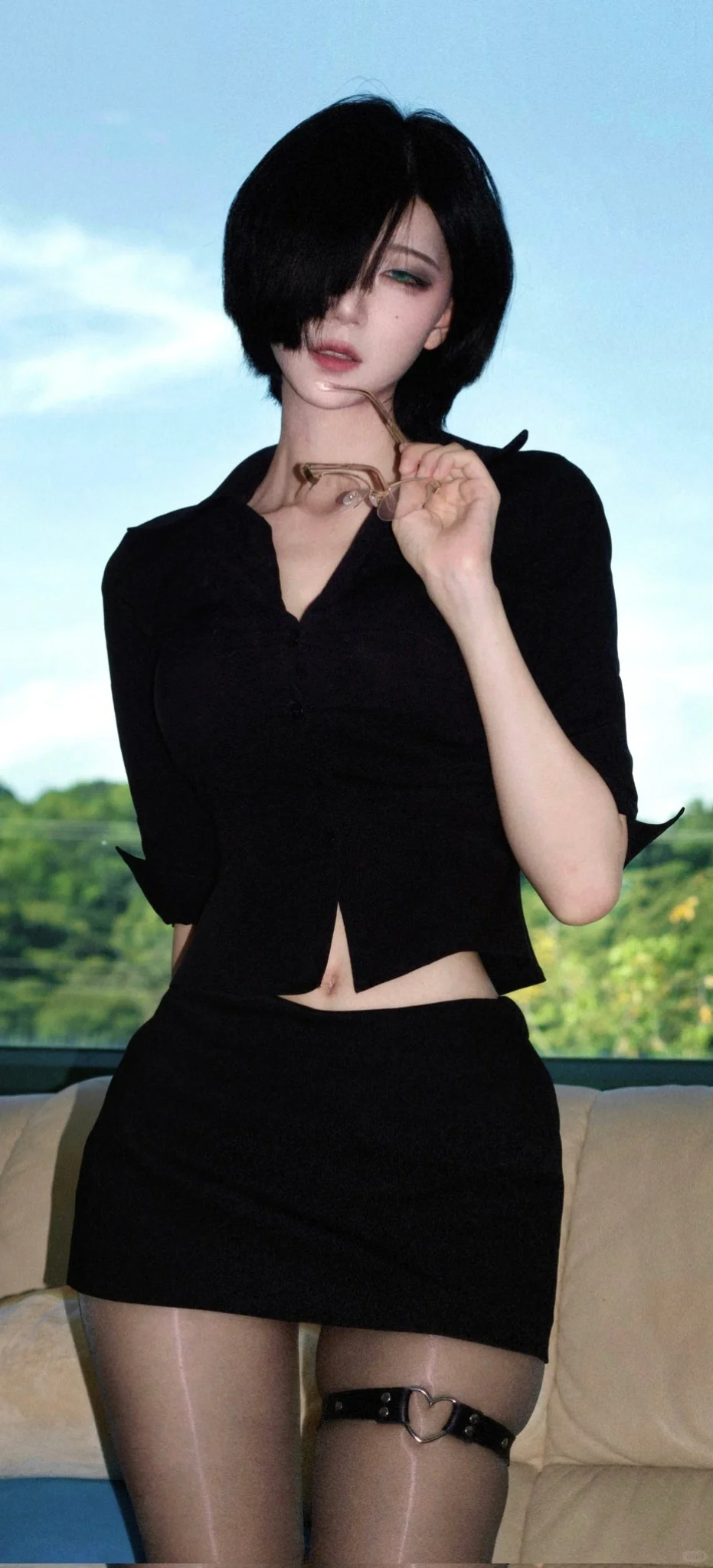 清冷jk，天空是背景板啊！