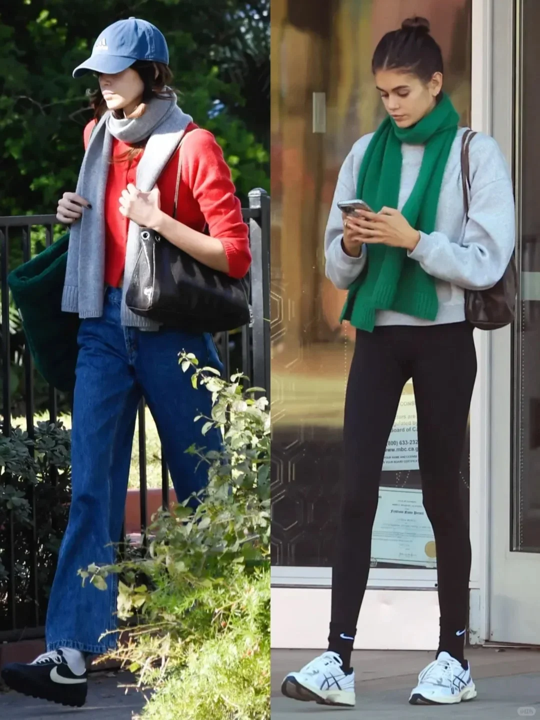 Kaia日常出街私服｜这长腿和肌肉线条太绝了！