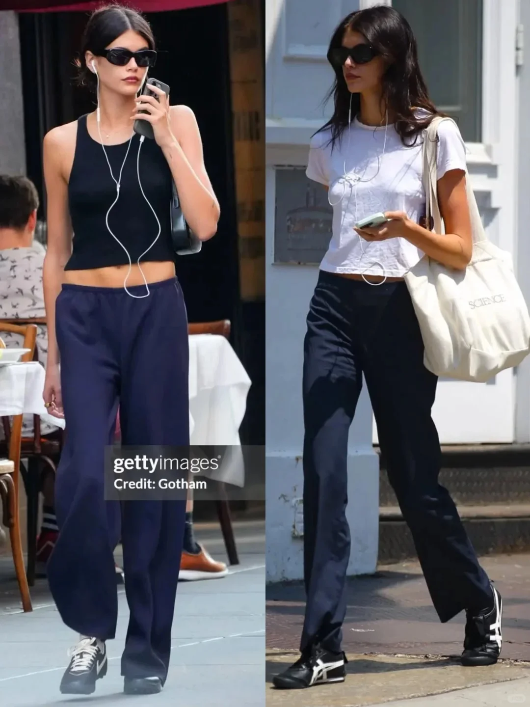 Kaia日常出街私服｜这长腿和肌肉线条太绝了！