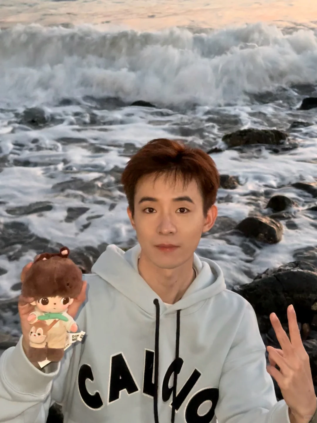 冬日穿搭｜蓝白配色好适合出街🩵