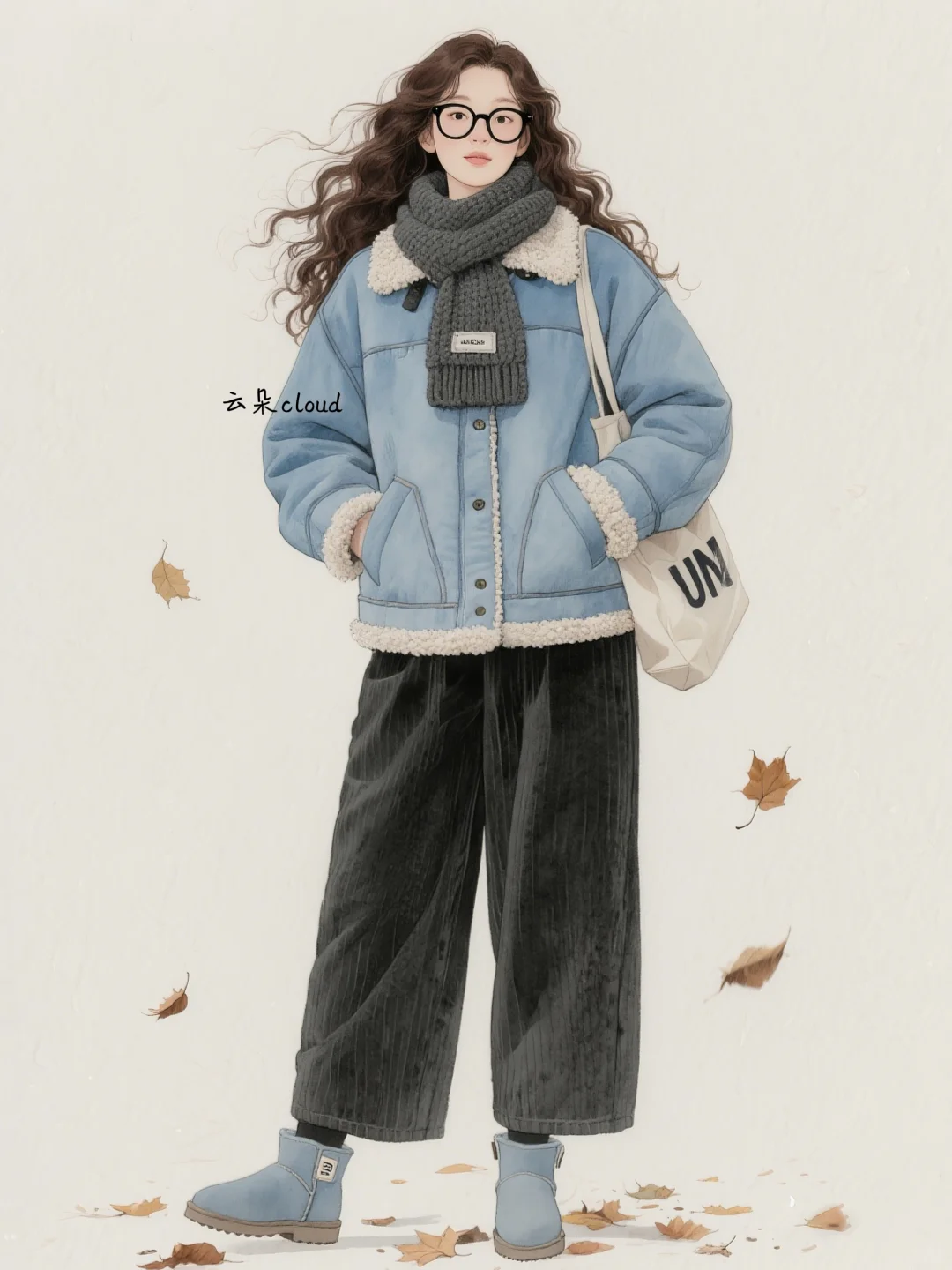 分享一下最近的穿搭，复古休闲风～