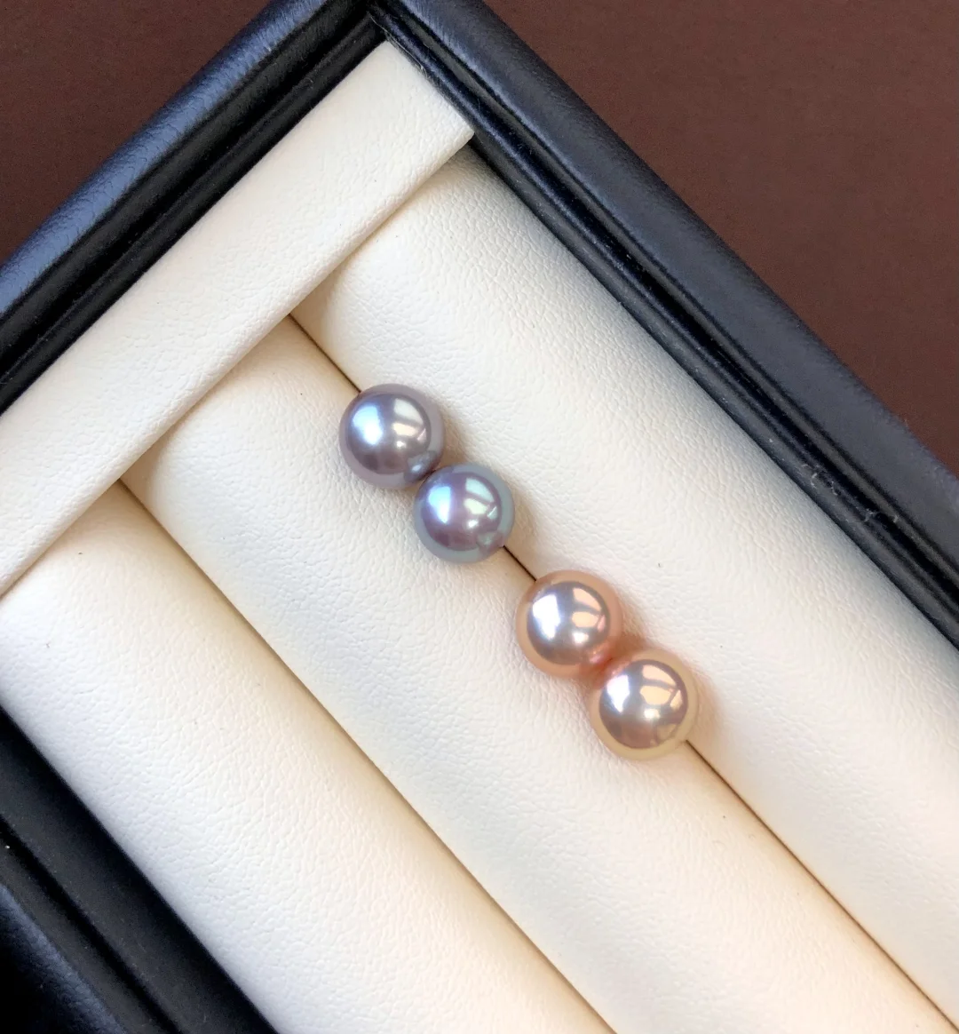 ❣️35y|打包两对天然珍珠无核素钉