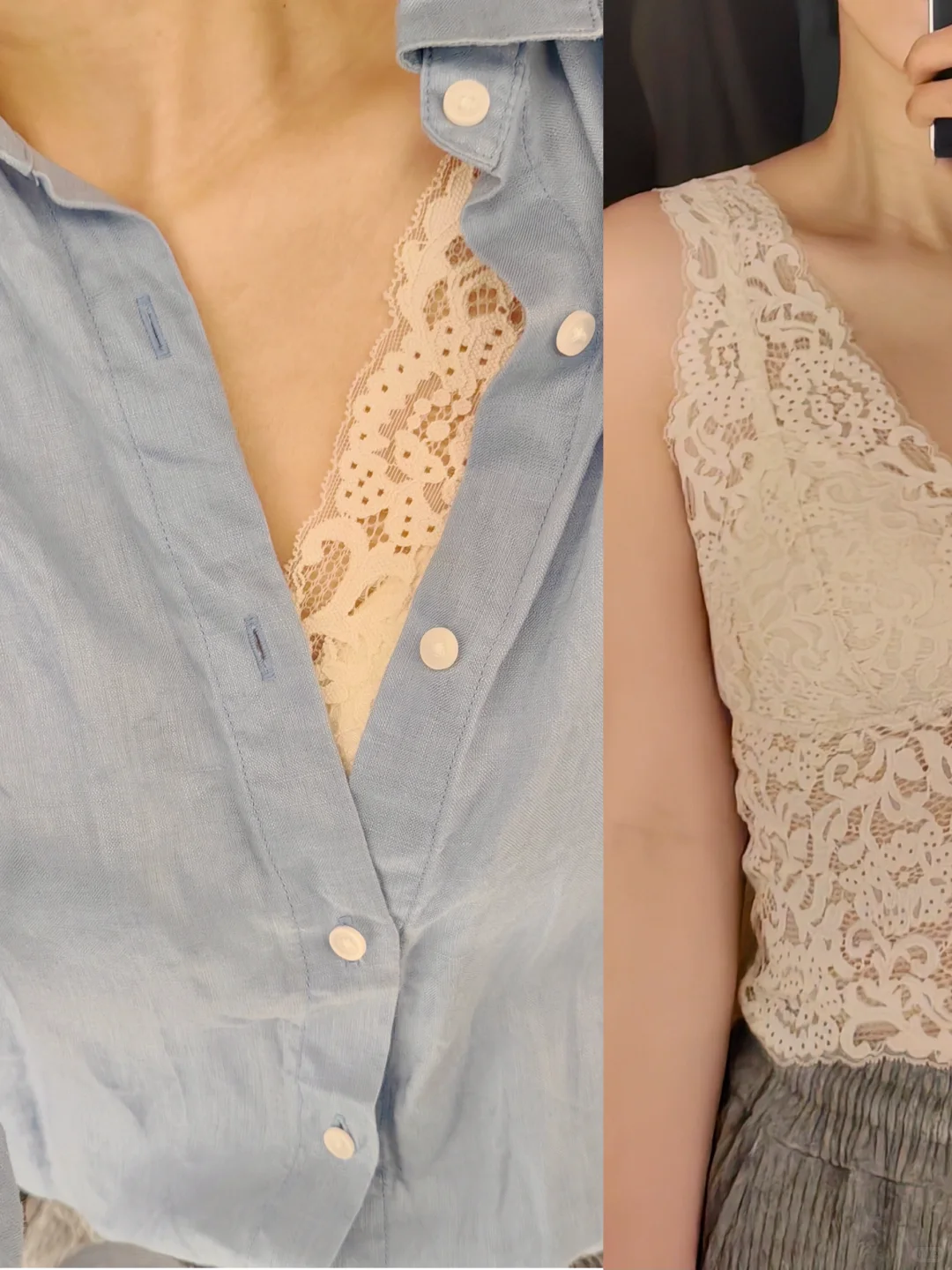 4⃣️款蕾丝内搭测评｜终于来了👏