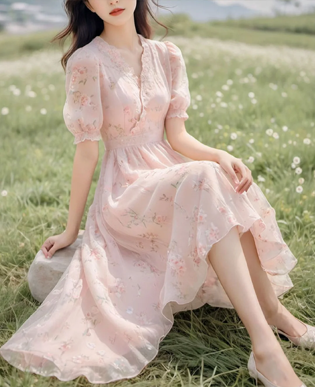 谁懂啊！被问N次，哥弟粉色碎花裙太美了