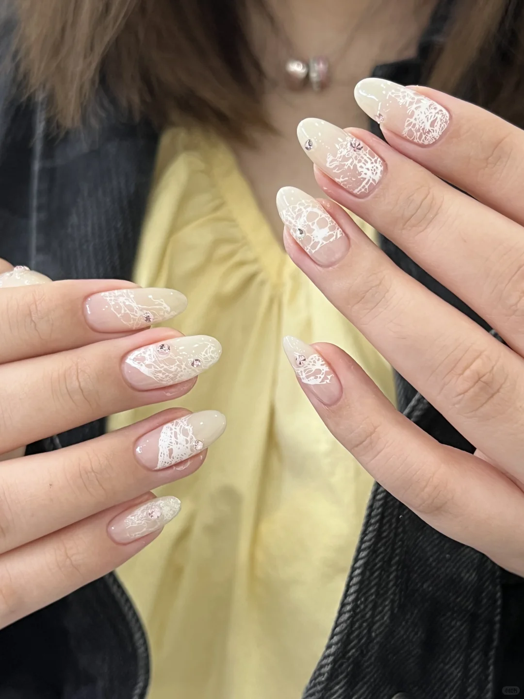 从化美甲｜白蕾丝客拍系列