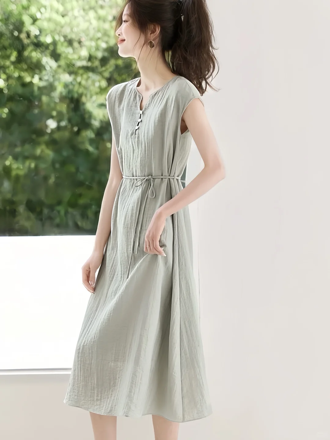 谁能拒绝温柔姐姐风裙子呢！哥弟连衣裙好美