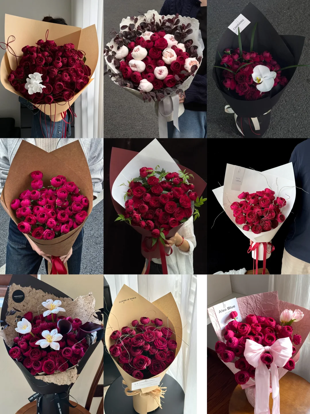 哇塞！红蕾丝花束好直观的表达浓浓的爱意❤️