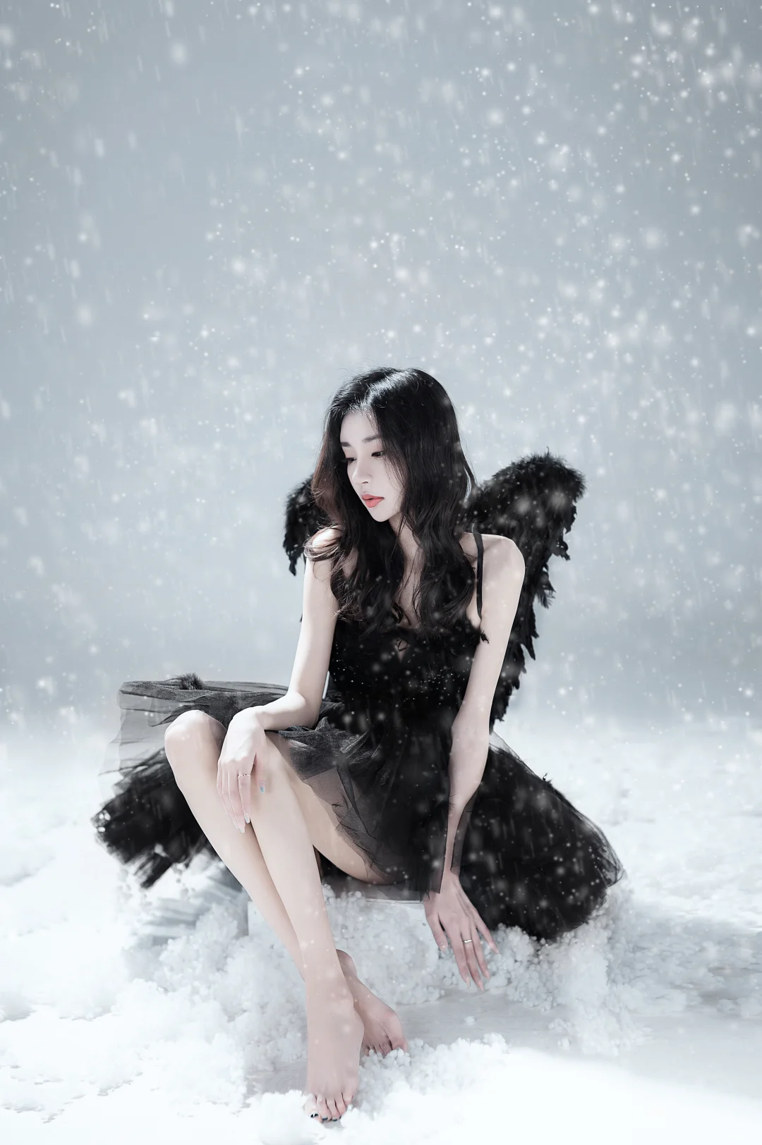 ❄️雪地里的黑翼缪斯｜谁能拒绝又A又媚的反差