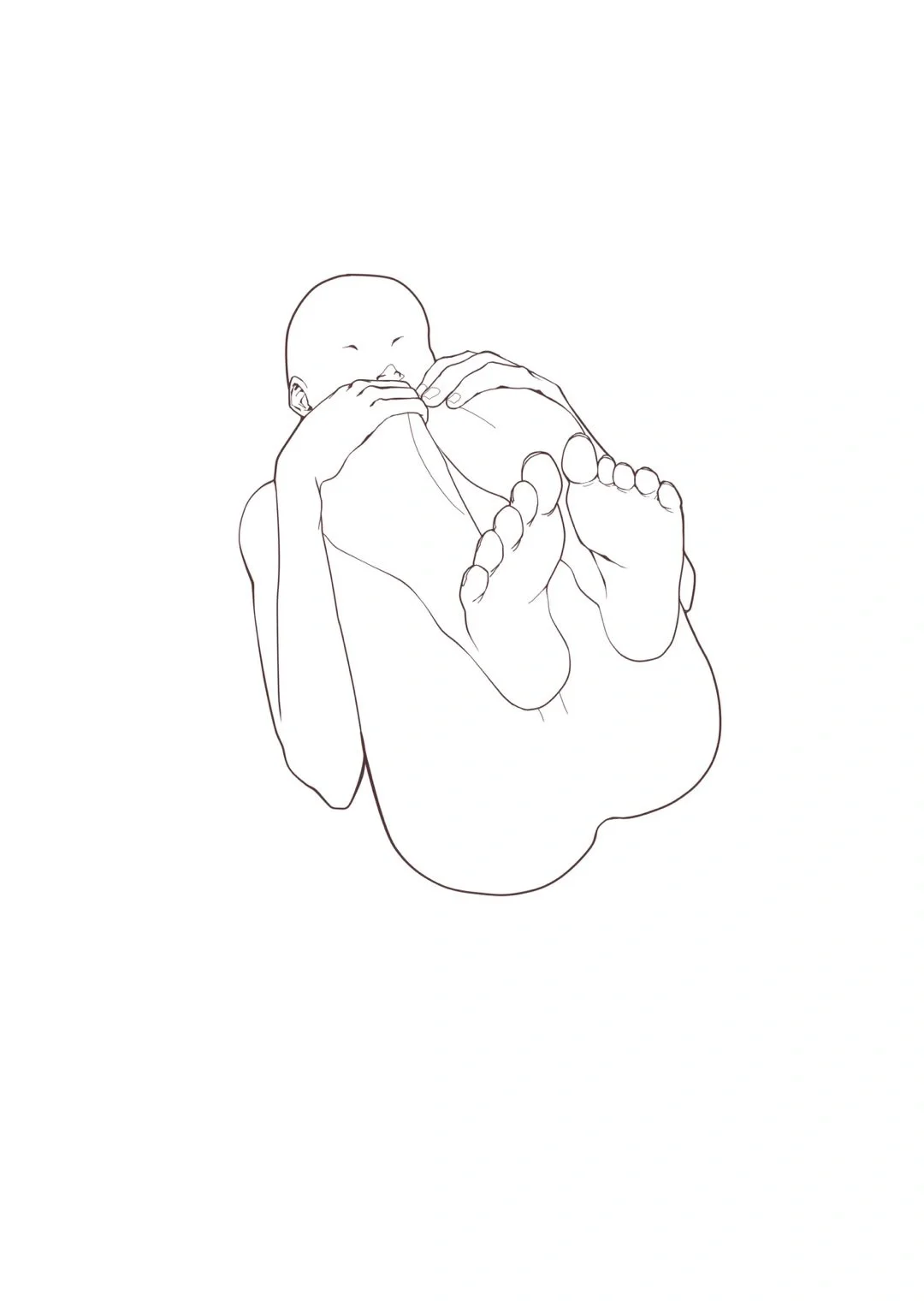 女生人体线稿第四弹