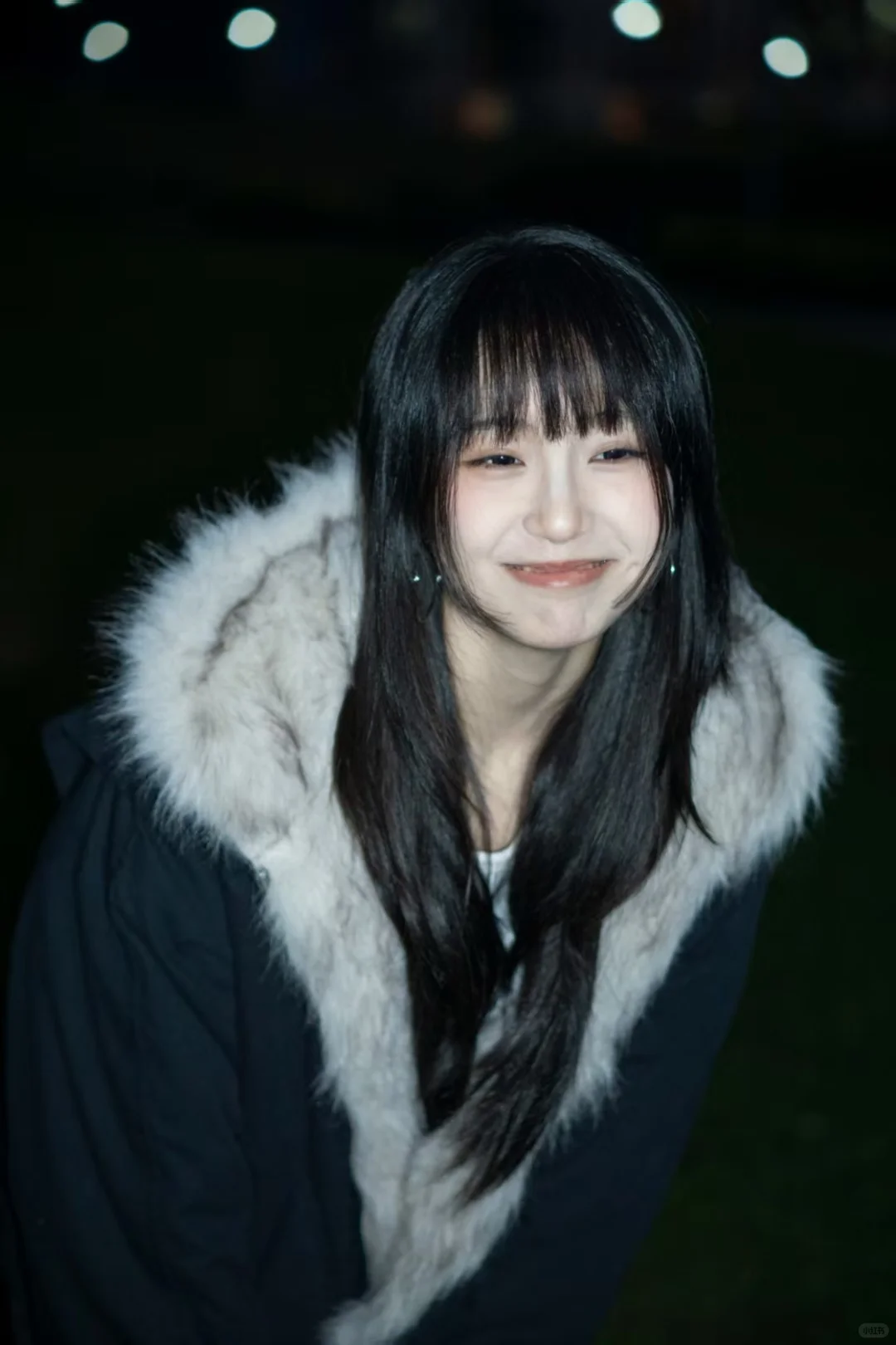 我的客妹笑起来好美