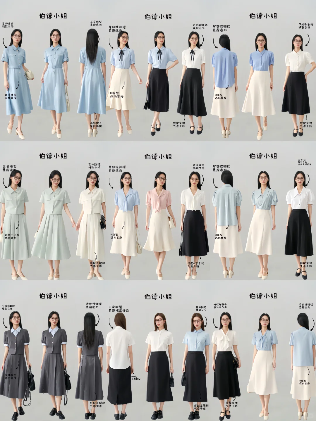 一看就很得体大方的面试衬衫|入职也能穿~