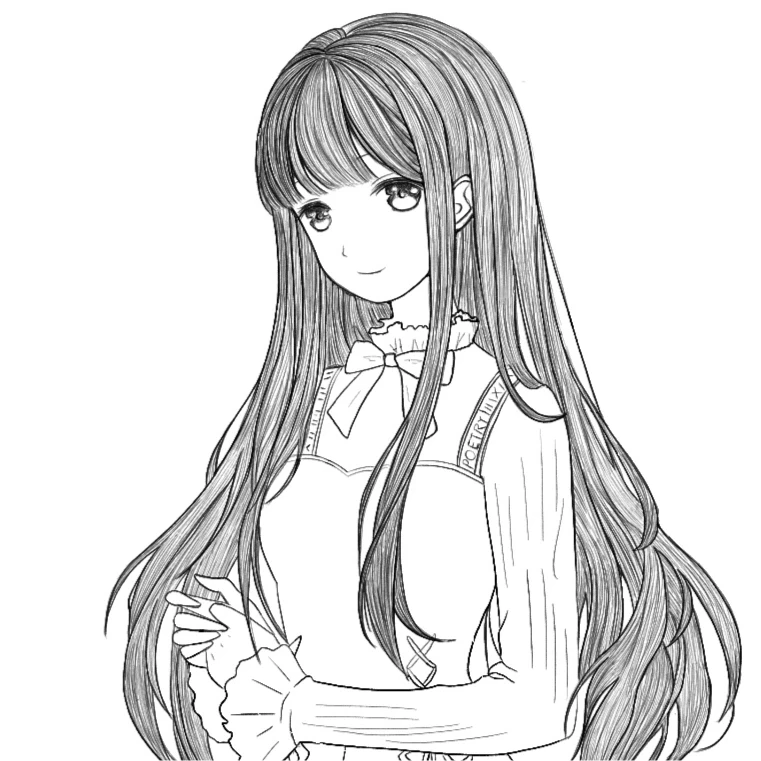 线条的美感，温柔的氛围感女孩