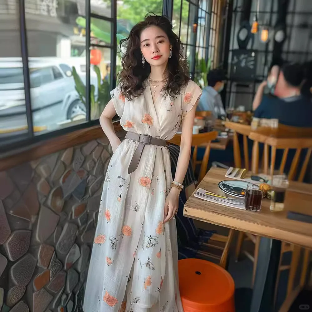 夏日必备！温柔风碎花裙，美哭！