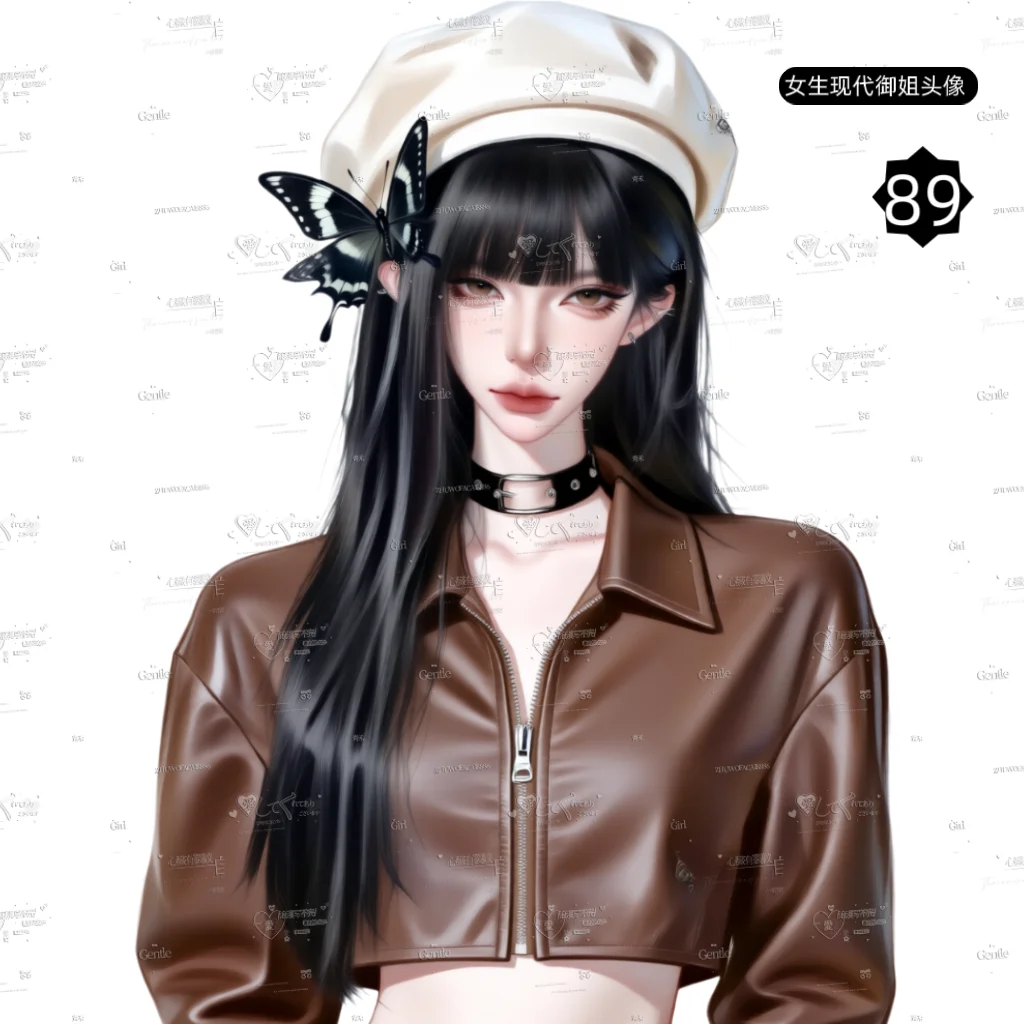 女生御姐头像、【6个头像】