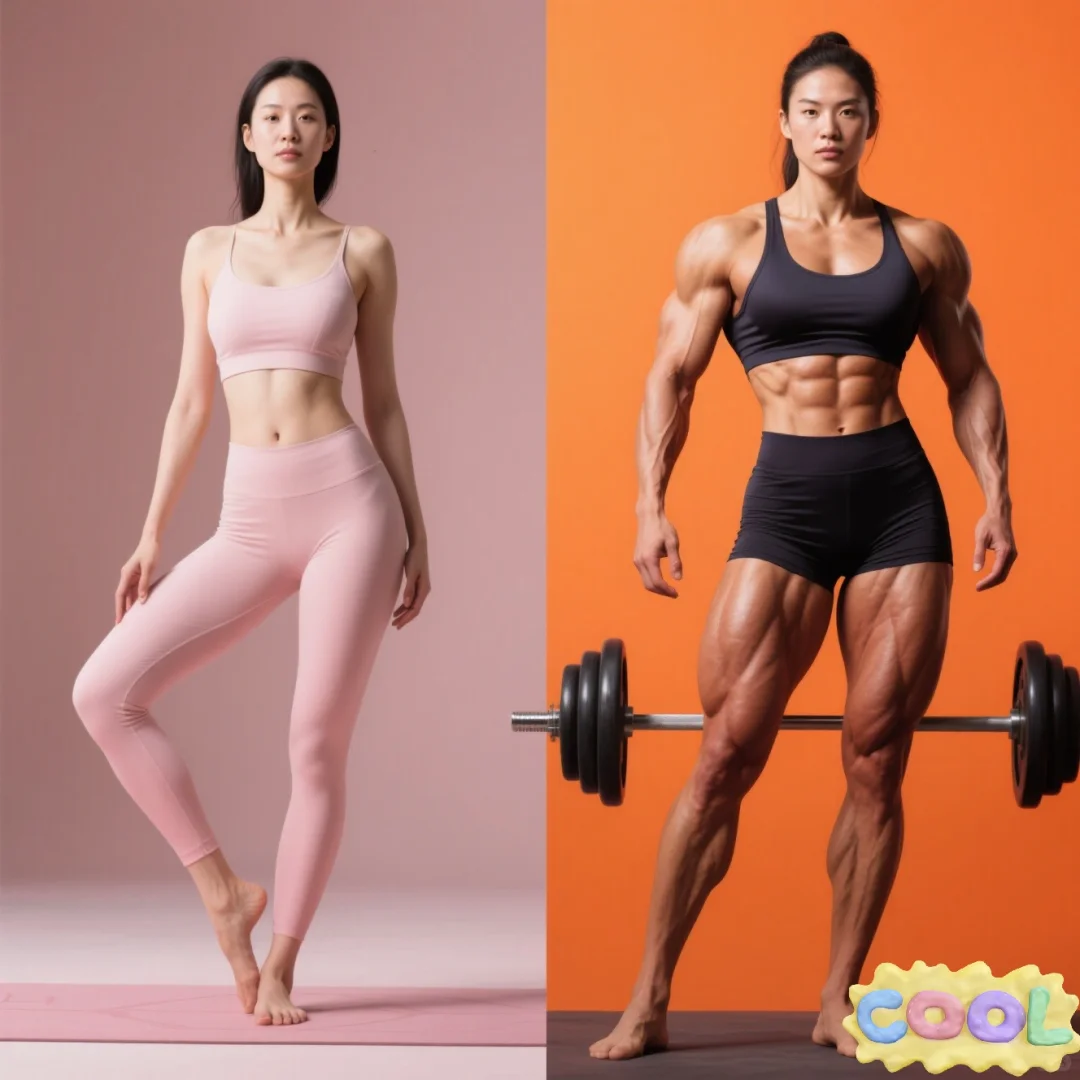 女孩子运动到底选撸铁还是瑜伽