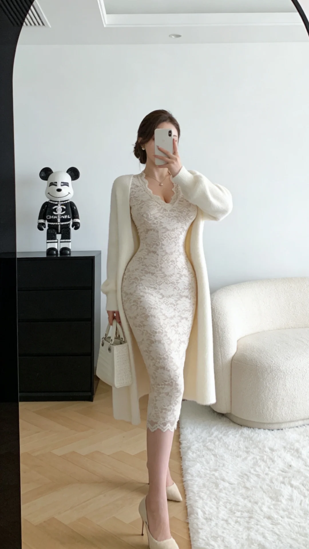 优雅与性感并存的温柔蕾丝裙🎀