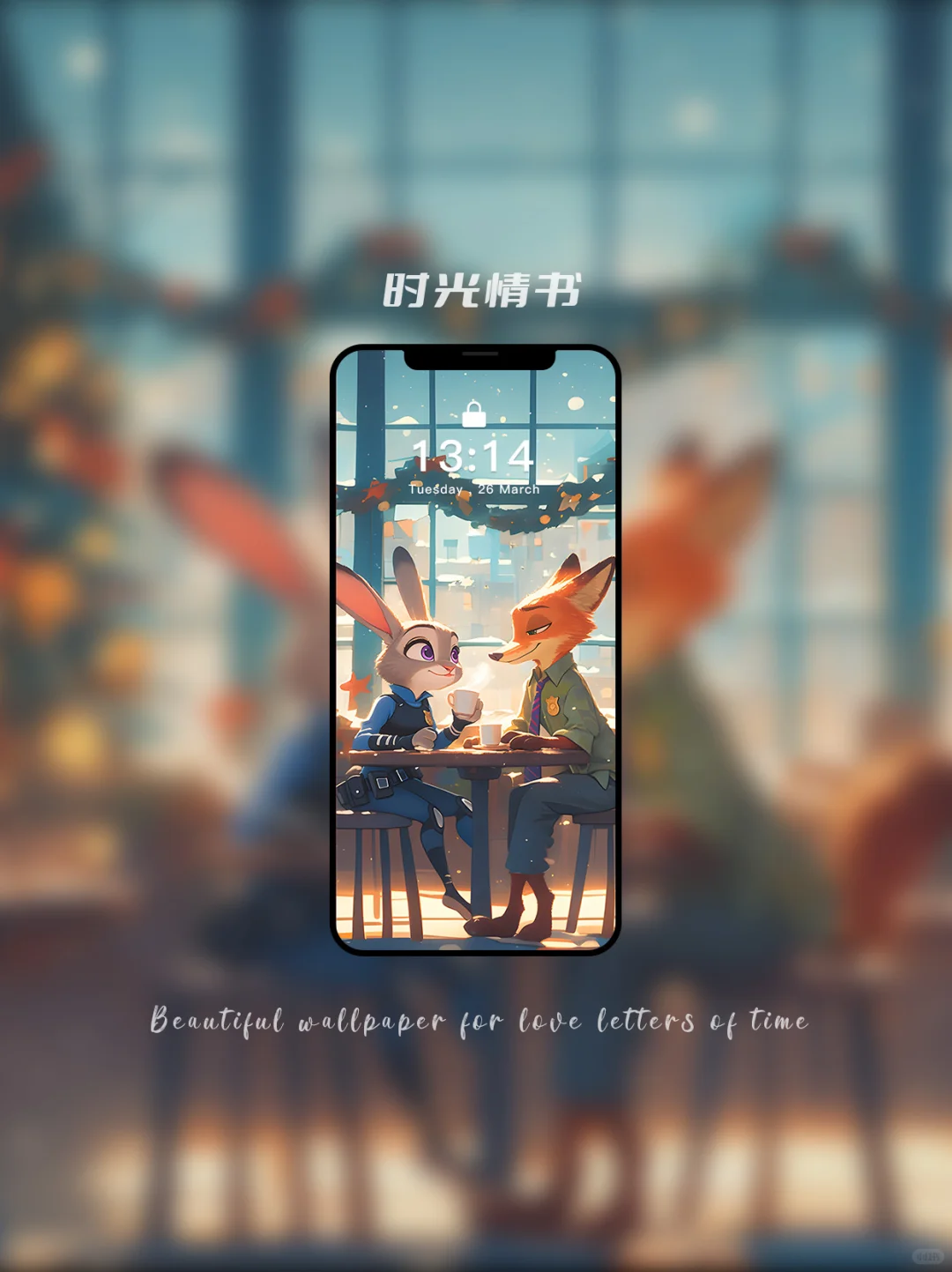 每日壁纸429丨疯狂动物城·尼克朱迪（2套）