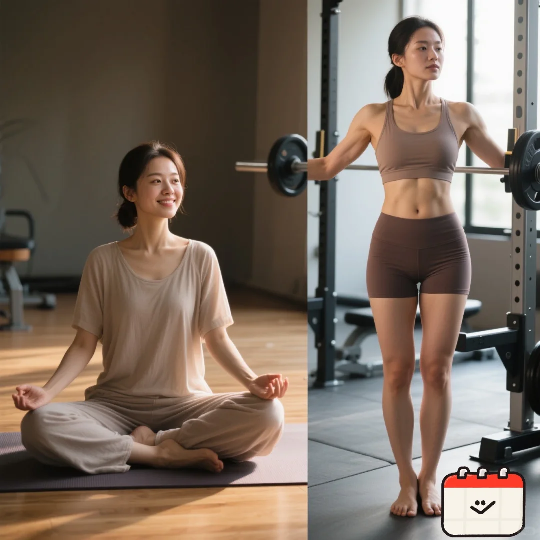 女孩子运动到底选撸铁还是瑜伽