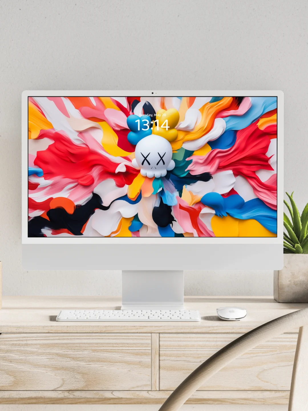 Kaws壁纸 l 五彩斑斓